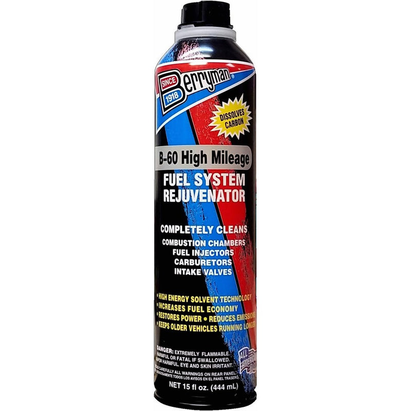 Berryman 7516 High Mileage Fuel System Rejuvenator, Pour Can 15 fl.oz