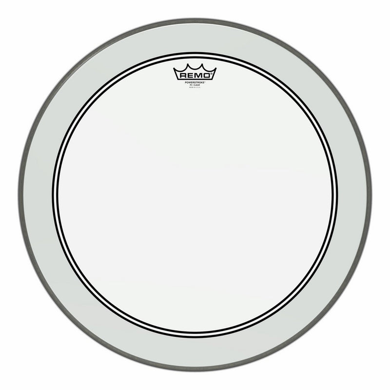 Remo Powerstroke P3 Clear Bass Drumhead, 22"