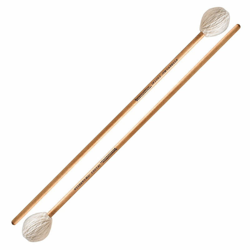 Innovative Percussion IP1003 Jim Casella Series Hard Marimba Mallets with Birch Handles