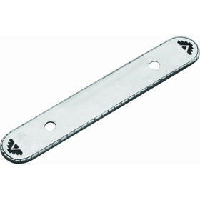 Hickory Hardware P394-SM 3-Inch Southwest Lodge Back Plate, Silver Medallion