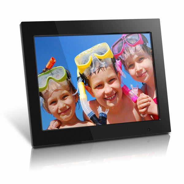 Aluratek (ADMPF315F) 15 Inch Digital Photo Frame - Black