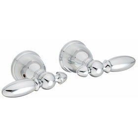 Delta Faucet H616 Victorian, Two Metal Lever Handle Kit, Chrome