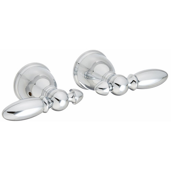 Delta Faucet H616 Victorian, Two Metal Lever Handle Kit, Chrome