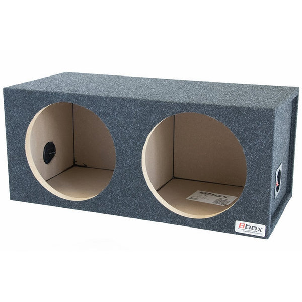 BBox E12D 12-Inch Dual Sealed Carpeted Subwoofer Enclosure