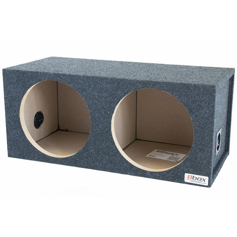 BBox E12D 12-Inch Dual Sealed Carpeted Subwoofer Enclosure