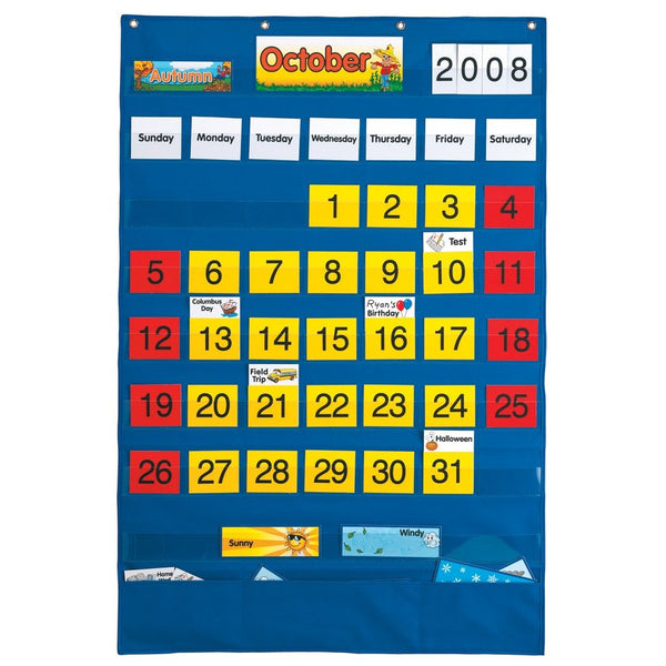 PlayMonster Lauri Calendar Pocket Chart (English/Spanish)