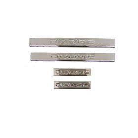 Genuine Dodge RAM Accessories 82210951 Stainless Steel Door Sill Guard with Dodge Logo