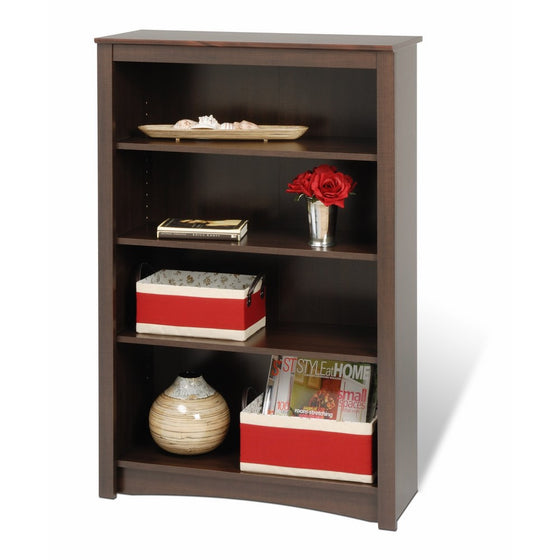 Prepac Espresso 4-shelf Bookcase