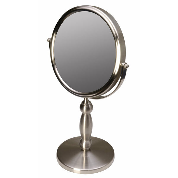 Floxite Fl-15v 15 Extra Strong 15x/1x Supervision Vanity Mirror, Brushed Nickel