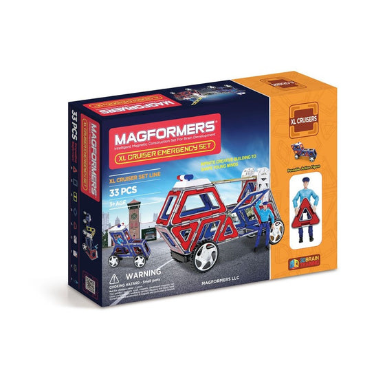 Magformers XL Cruisers Emergency Set (33-pieces)