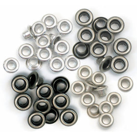 We R Memory Keepers We R Memory Keepers Eyelets Cool Metal, Standard, 60 Piece