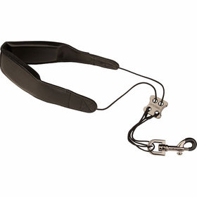 Pro Tec L305M 24-Inch Leather "Less-Stress" Saxophone Neck Strap with Deluxe Metal Trigger Snap