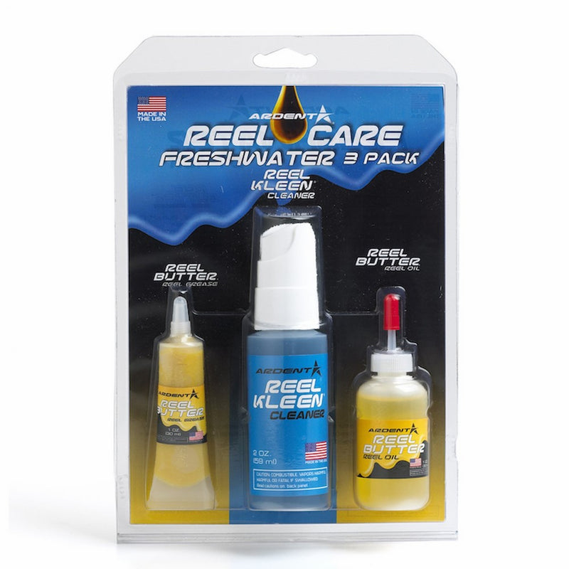 Ardent Reel Care 3 Pack Reel Care Freshwater 3 Pack, Blue