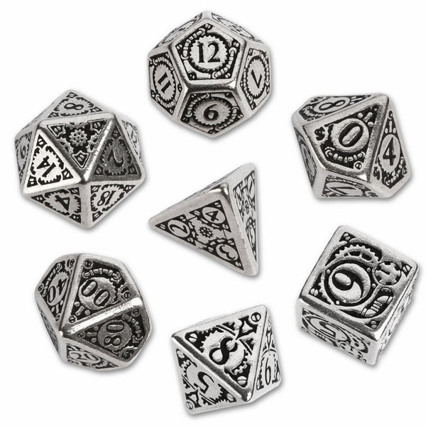 Metall Steampunk 7 Set Dice