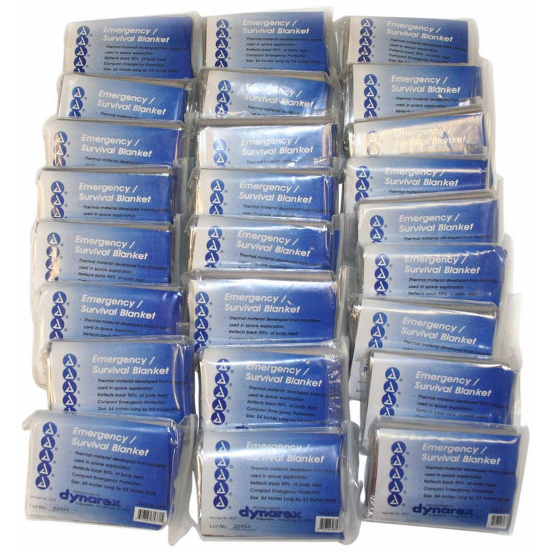 Think Safe Dynarex Mylar Emergency Response Blanket (Pack of 25)