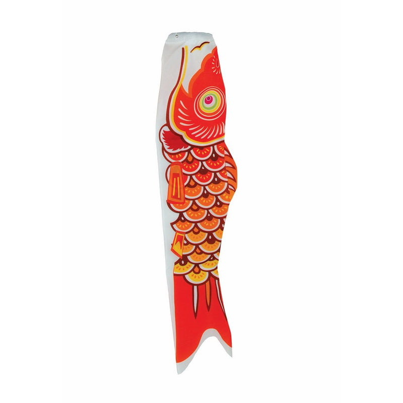 In the Breeze Koi Fish Windsock, 36-Inch, Orange/Yellow