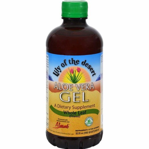 Lily Of The Desert Gel Aloe Vera With Low fat Organic, 32 oz