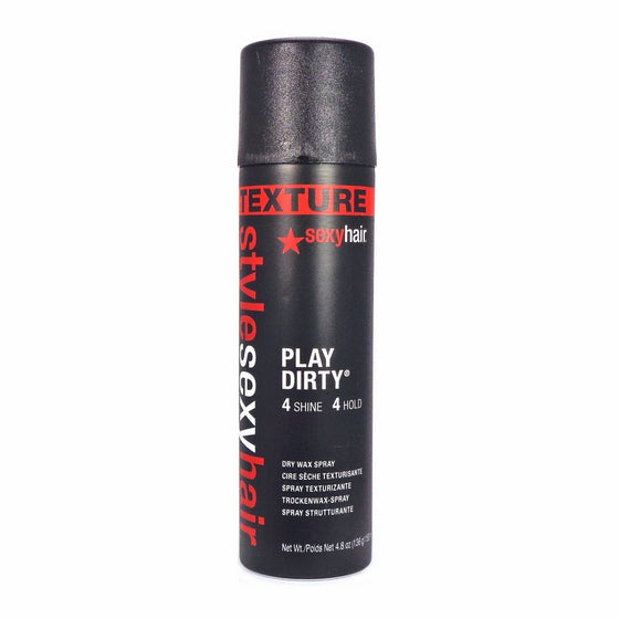 Sexy Hair Play Dirty Dry Wax Spray, 4.8 Ounce