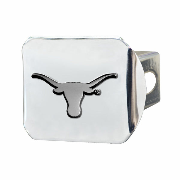 FANMATS14999NCAA University of Texas Longhorns Chrome Hitch Cover