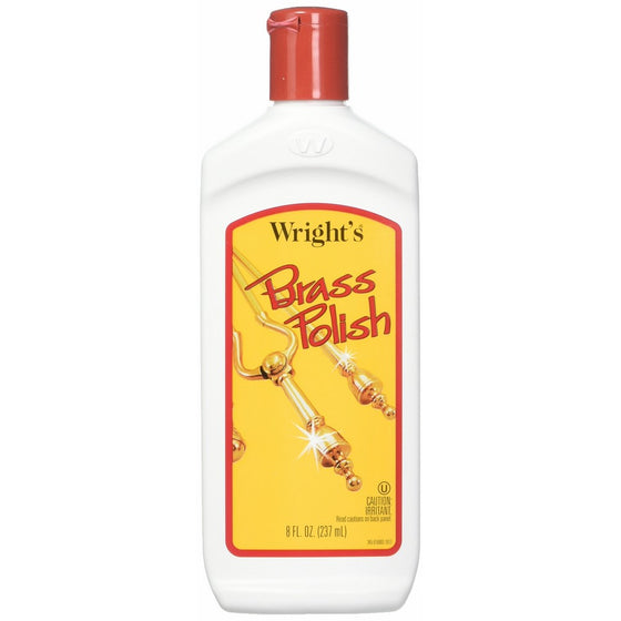 J A Wright Brass Polish Cleaner, 8 Ounce, 993188 -- 6 per case.