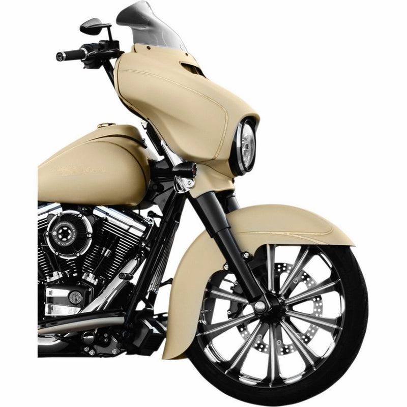 Klock Werks 8-1/2" Dark Smoke Flare Windshield 2310-0477