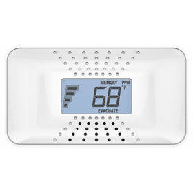 First Alert CO710 Carbon Monoxide Alarm with 10-Year Battery and Digital Temperature Display