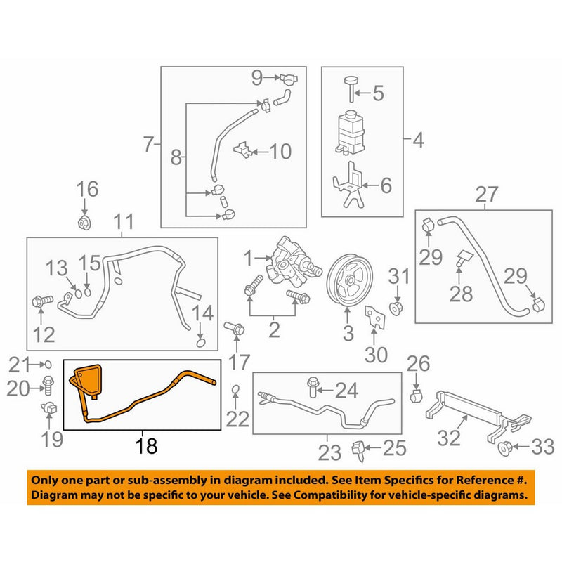 GM 22915139 HOSE ASM-P/S GR OTLT