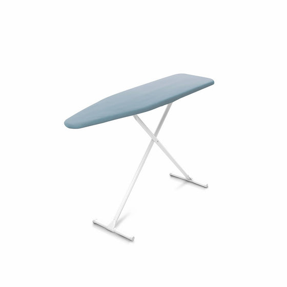 Homz T-Leg Adjustable Height Foam Pad Ironing Board with Cotton Cover, Blue Cover
