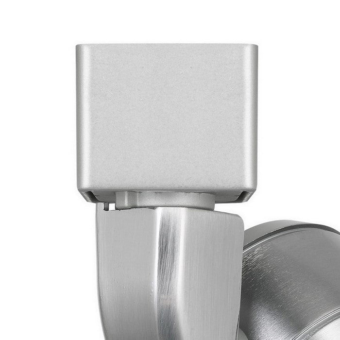 10W Integrated LED Metal Track Fixture with Cone Head, Silver and Bronze