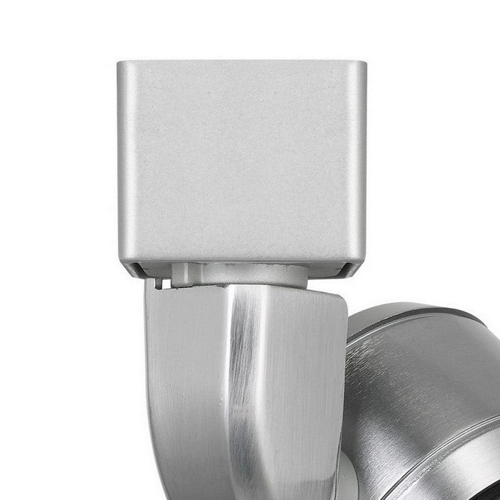 10W Integrated LED Metal Track Fixture with Mesh Head, Silver and Bronze