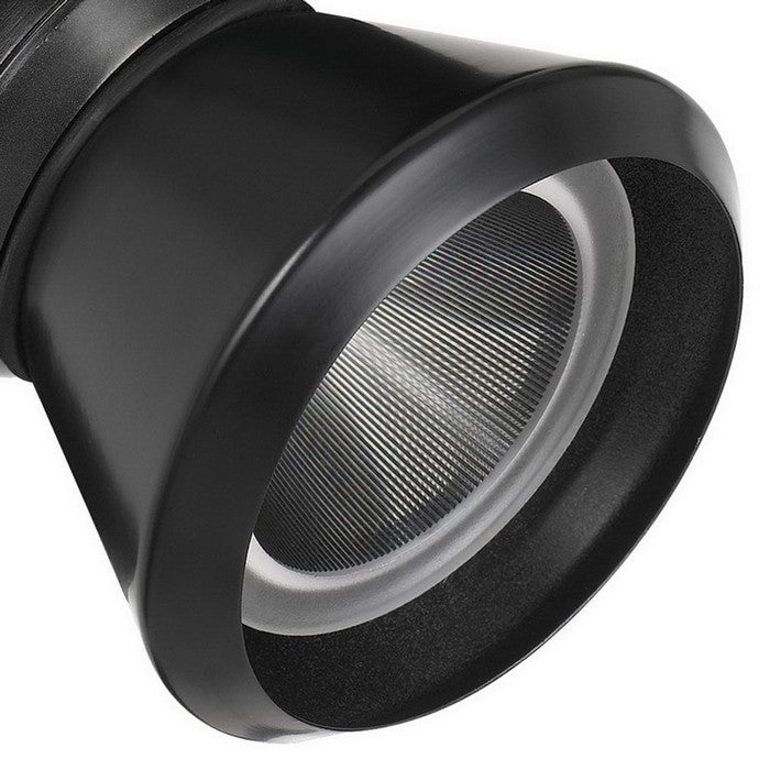 10W Integrated Dimmable LED Metal Track Fixture with Cone Head, Black