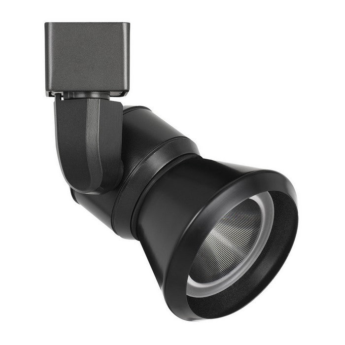 10W Integrated Dimmable LED Metal Track Fixture with Cone Head, Black