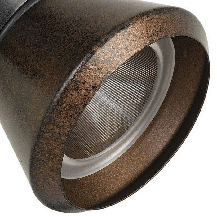 10W Integrated LED Metal Track Fixture with Cone Head, Black and Bronze