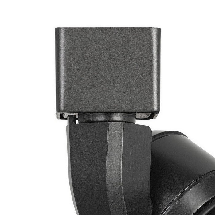 10W Integrated LED Metal Track Fixture with Mesh Head, Black