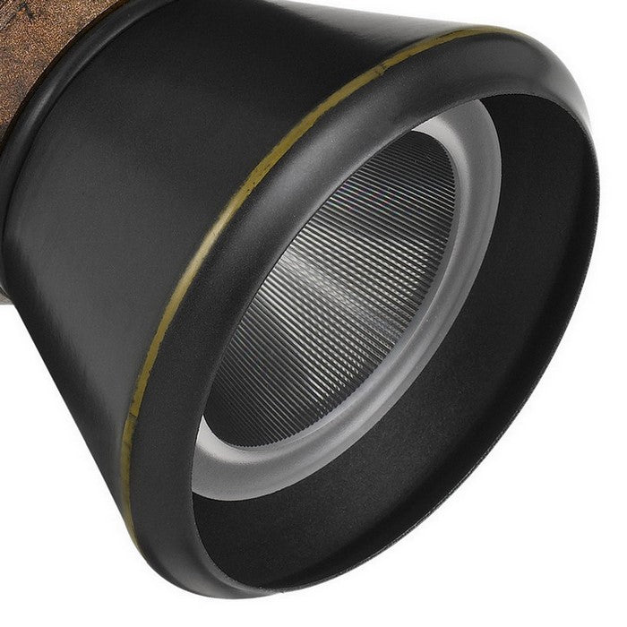 10W Integrated  Cone Head LED Metal Track Fixture, Black and Bronze