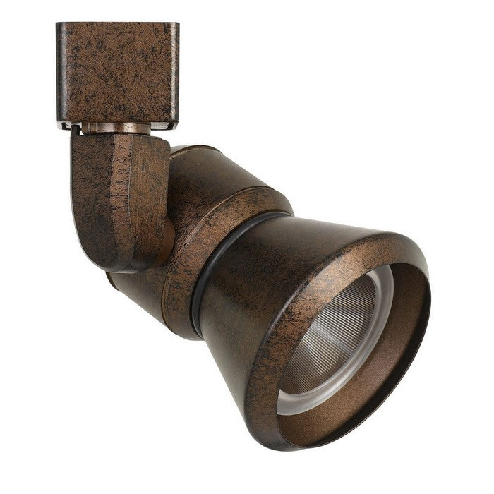 10W Integrated LED Metal Track Fixture with Cone Head, Bronze