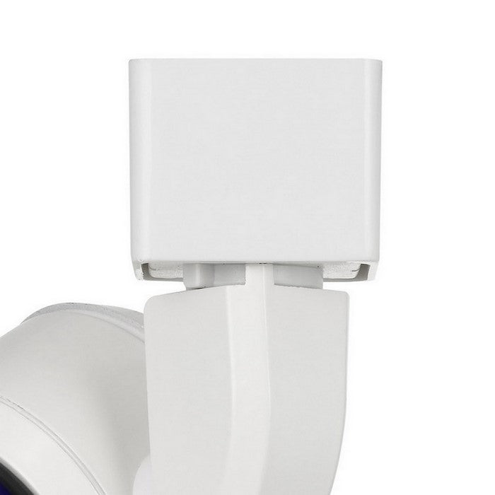 10W Integrated LED Track Fixture with Polycarbonate Head, White and Blue