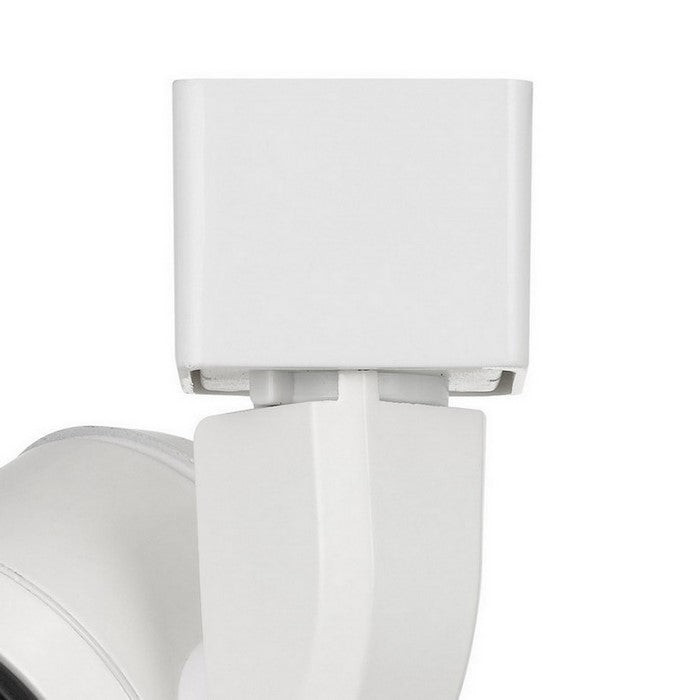 10W Integrated Cone Head LED Metal Track Fixture, White and Black