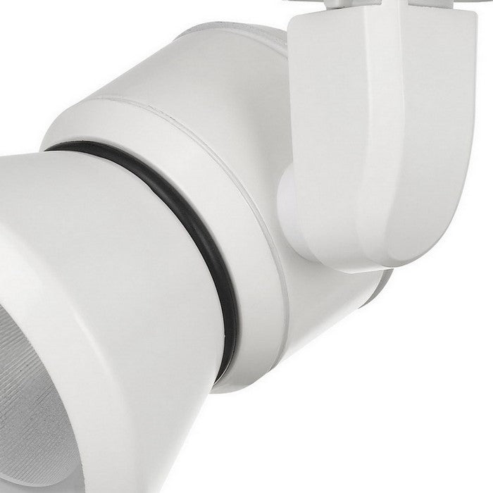 10W Integrated LED Metal Track Fixture with Cone Head, White