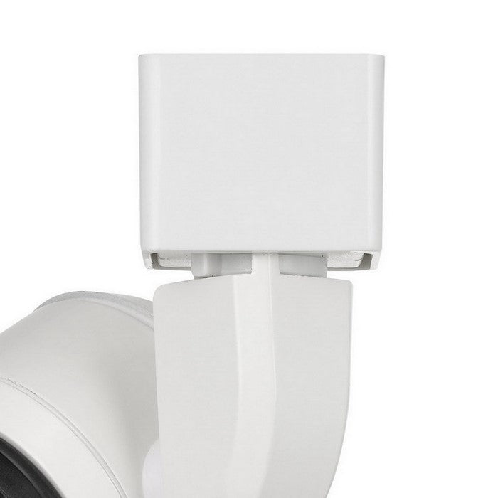 10W Integrated LED Metal Track Fixture with Mesh Head, White and Black