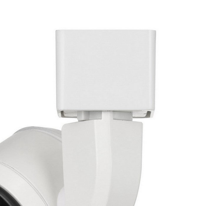 10W Integrated LED Metal Track Fixture with Mesh Head, White and Dark Black