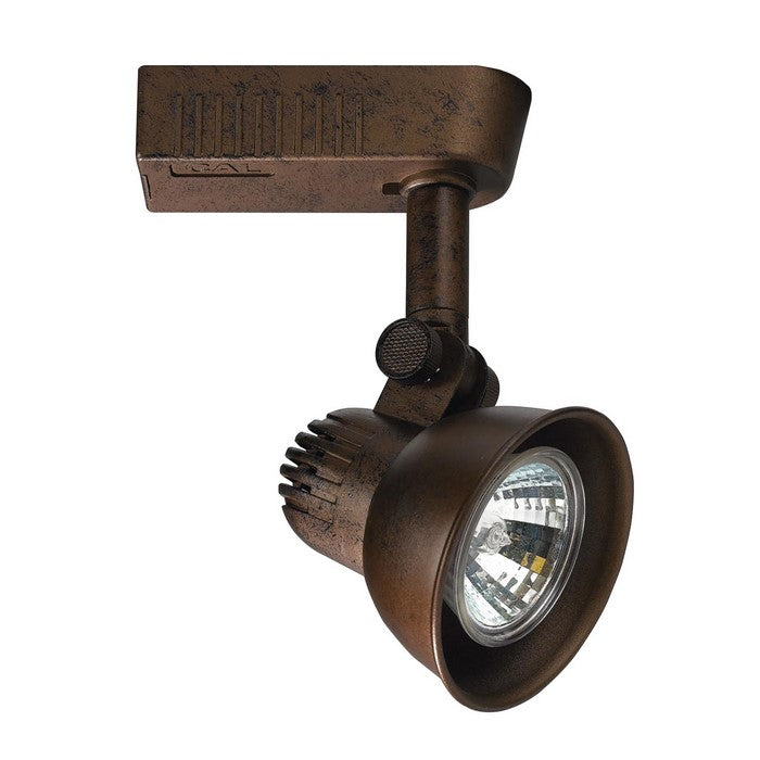 50 Watt Metal Frame Adjustable Track Head, Rustic Brown