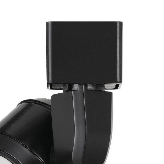 Metal Frame LED Track Fixture with Conical Shade, White and Black