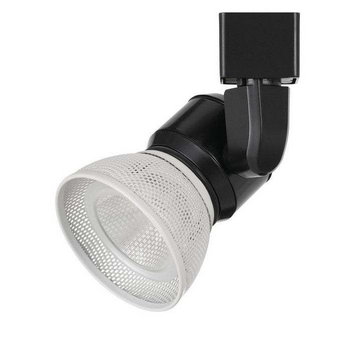Metal Frame LED Track Fixture with Mesh Shade, Black and White