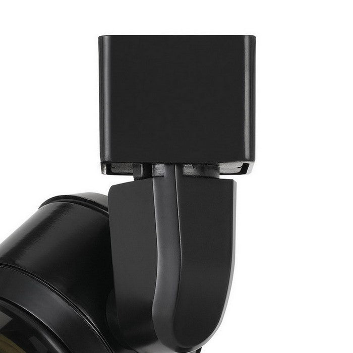 Metal and Clear Polycarbonate LED Track Fixture, Black and Gray