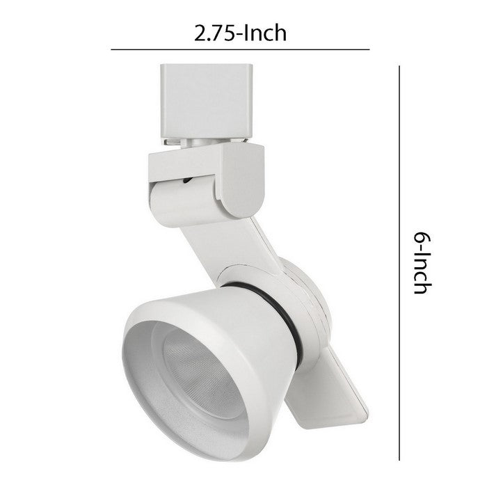 12W Integrated LED Metal Track Fixture with Dimmer Feature, White
