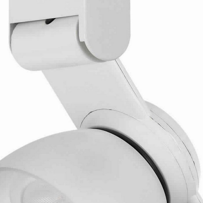 12W Integrated LED Metal Track Fixture with Oval Design Head,White