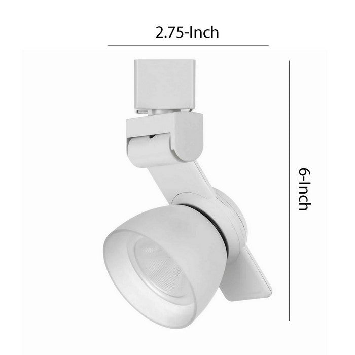 12W Integrated LED Metal Track Fixture with Oval Design Head,White
