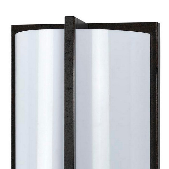 Cylindrical Shaped PLC Wall Lamp with 3D Design, Set of 4, Black and White