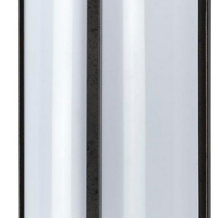 Cylindrical Shaped PLC Wall Lamp with 3D Design, Set of 4, Black and White
